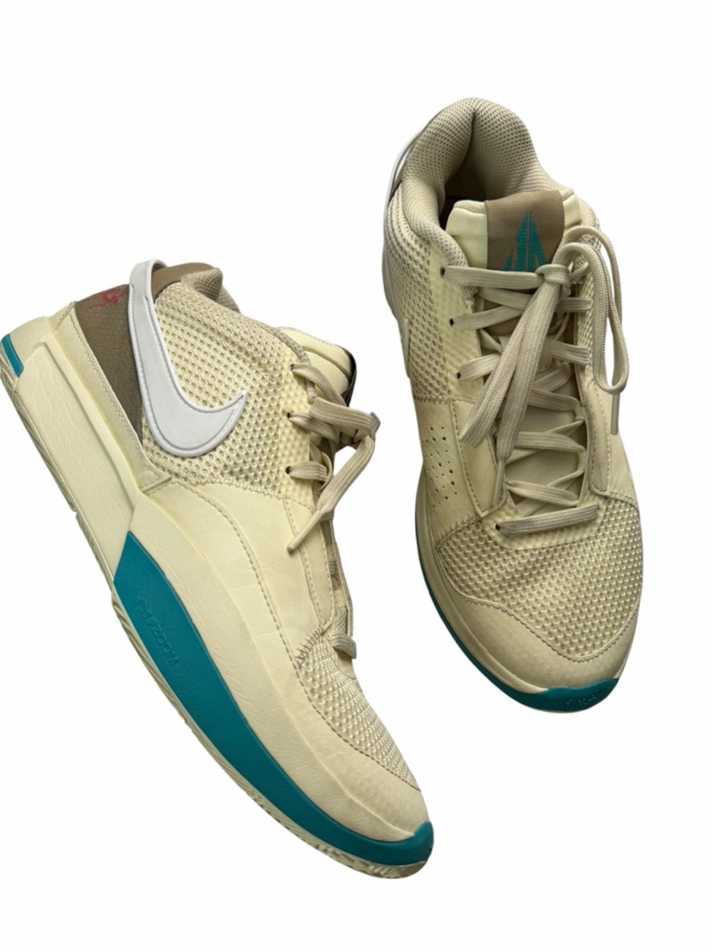 Nike Ja 1 Seasonal Vacation Coconut Milk Khaki Basketball Shoes Kaari men’s 8.5